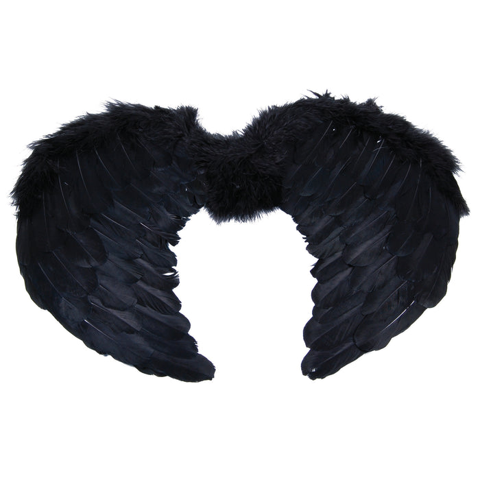 Black Feather Angel Wings