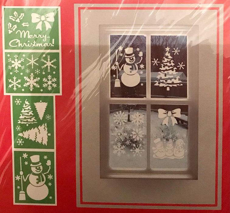 Christmas Window Stencil Sheets. - The Ultimate Balloon & Party Shop