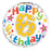 18" Foil Age 6 Balloon - Bright Stars - The Ultimate Balloon & Party Shop