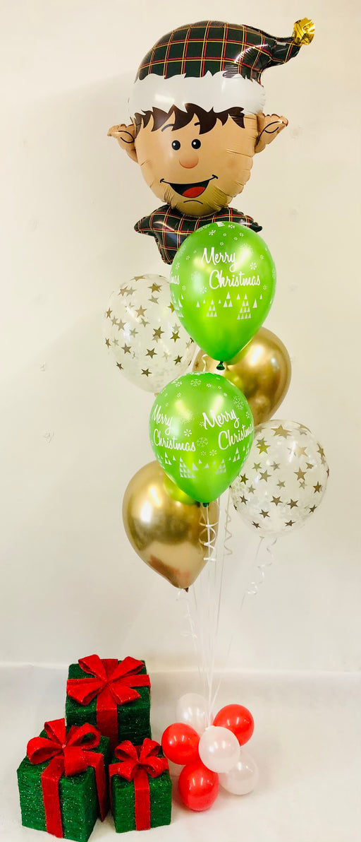 Christmas Elf Assorted Display - Stars/Chrome/Christmas Elf - The Ultimate Balloon & Party Shop