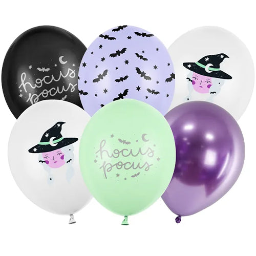 Hocus Pocus Asst Halloween Balloons - Witch