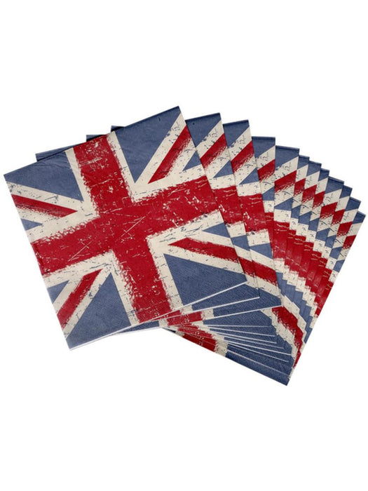 Vintage Union Jack Napkins