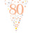 Age 80 Bunting - Rose Gold - The Ultimate Balloon & Party Shop