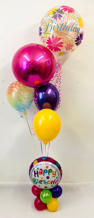 Spring Themed Birthday Balloon Display - The Ultimate Balloon & Party Shop
