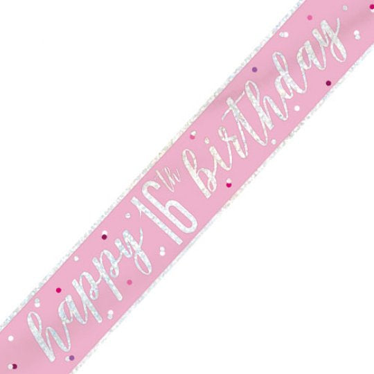 Age 16 Birthday Banner