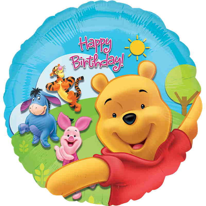 18" Foil Winnie The Pooh Balloon