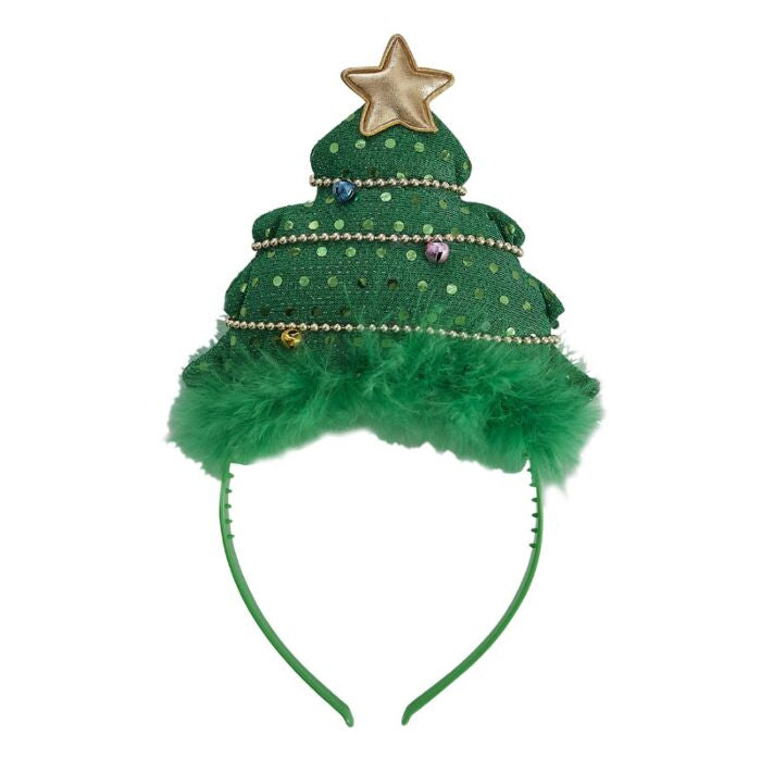 Christmas Tree Headband (Bells)
