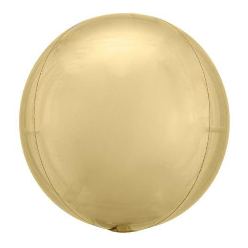 Orb Foil Balloon - White Gold