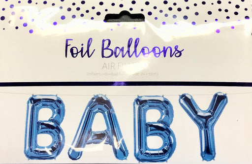Baby Balloon Banner Kit - Blue