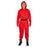 Red Hooded Jumpsuit Overall Costume