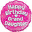 18" Foil Happy Birthday - Granddaughter