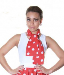 1950's Polka Dot scarf