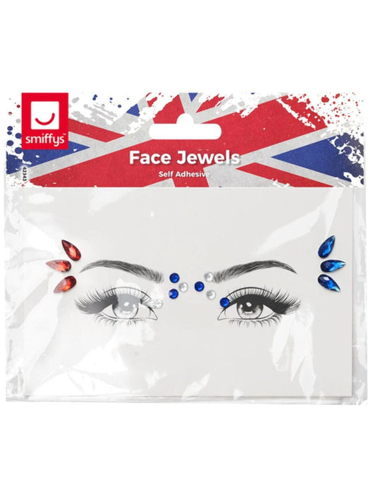 Union Jack Face Jewels