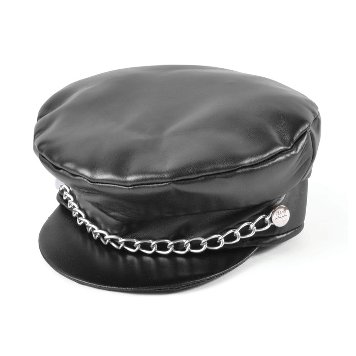 Leather Punk Cap