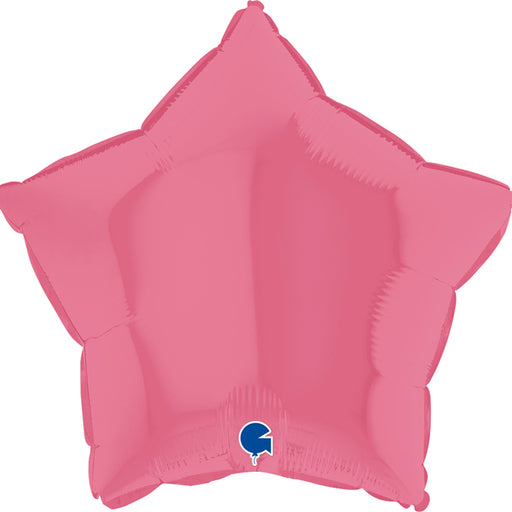 18" Foil Star Balloon - Bubble Gum Pink