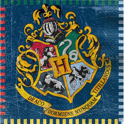 Harry Potter Hogwarts Themed Napkins - (16pk)