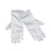 Satin White Short Gloves