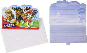 Party Invitations - Paw Patrol