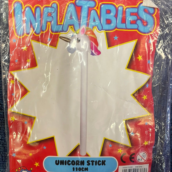 Inflatable unicorn stick