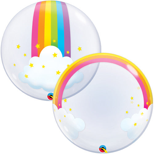 Deco Bubble Balloon -  Rainbow Cloud