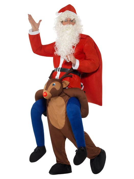Christmas Piggy Back Costume - Rudolf Reindeer