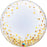 Deco Bubble Clear Balloon -  Gold Confetti - The Ultimate Balloon & Party Shop