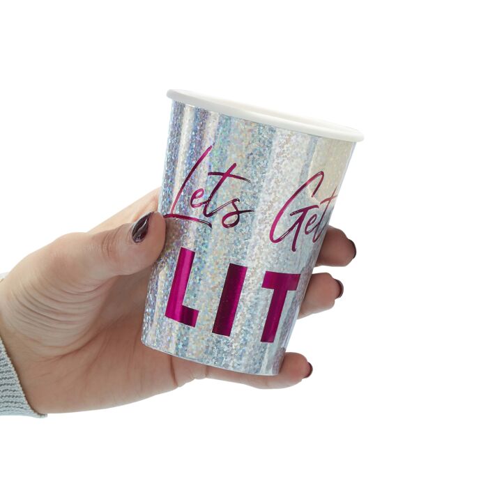 Let’s Get Lit Paper Cups