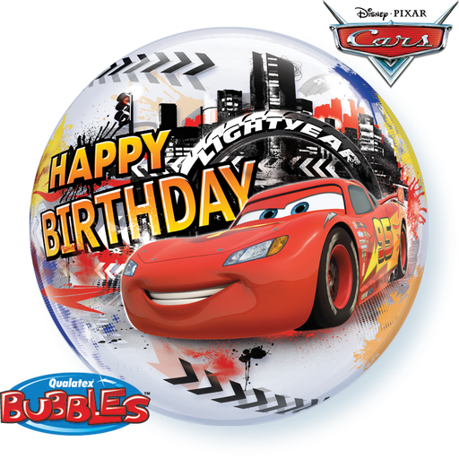 Cars Birthday Orbz Foil Balloon - The Ultimate Balloon & Party Shop