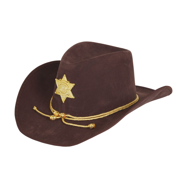 Cowboy Brown Sheriffs Hat