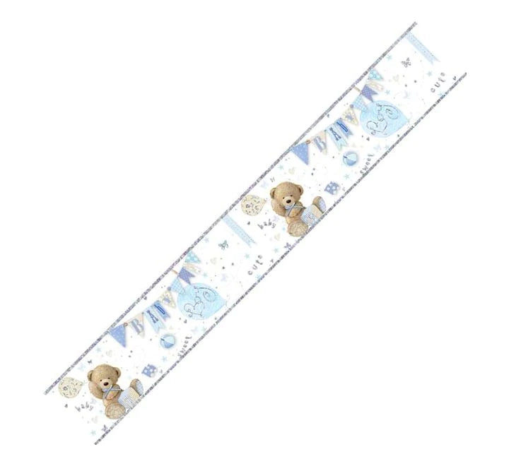 It’s a Boy Foil Banner - Blue Bears