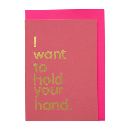 Say It With Songs Card - I Want To Hold Your Hand