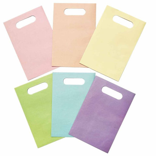 Paper Loot Bags - Asst Pastel Colours