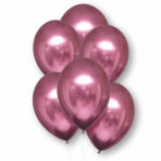 Latex Plain Balloons - Satin Flamingo Pink (10pk)