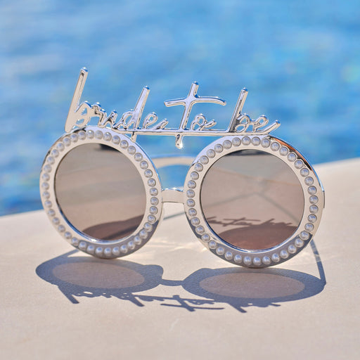 Silver Bride To Be Glasses