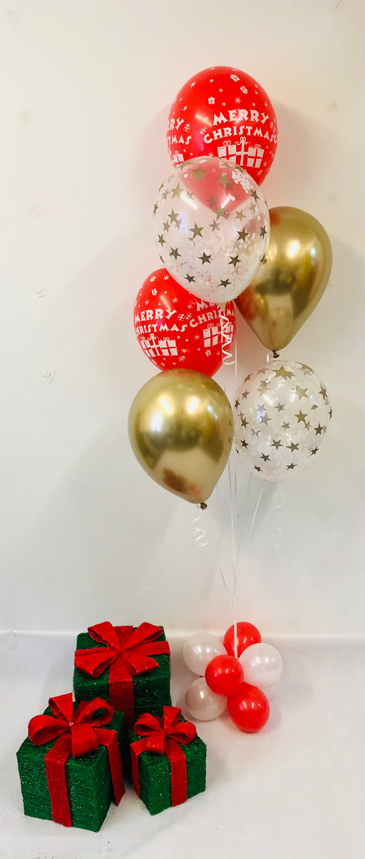 Christmas Assorted Display - Stars/Chrome/Christmas - The Ultimate Balloon & Party Shop