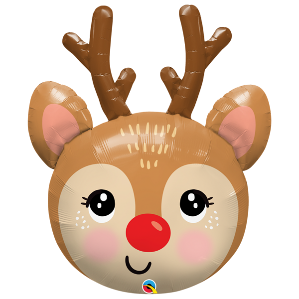 Supershape Foil Balloon - Rudolf