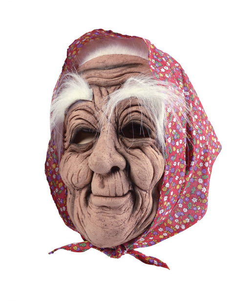 Rubber Overhead Animal Mask - Old Lady