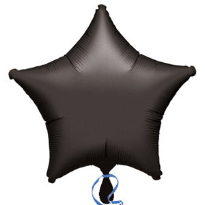 18” Foil Star Balloon - Black - The Ultimate Balloon & Party Shop
