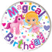 Happy Birthday Foil Balloon - Unicorn Fairy - The Ultimate Balloon & Party Shop