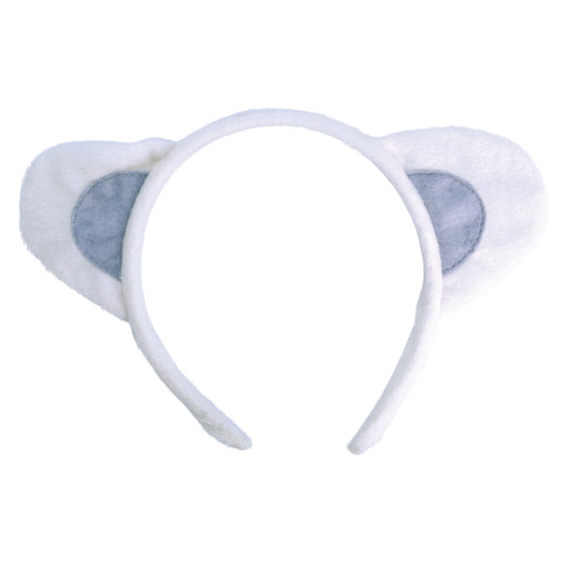 Plush Animal Ears - White