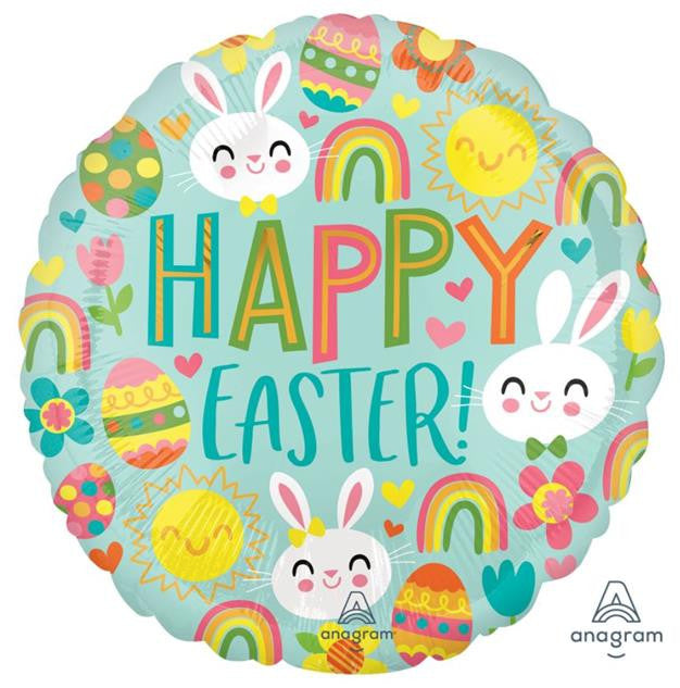 18" Happy Easter Foil Balloon