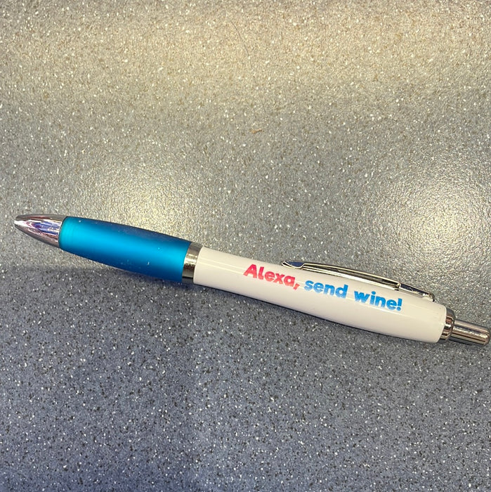 Novelty Pen - Alexa send wine