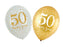 50th Golden Anniversary Balloons (6pk)