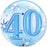 40th Birthday Deco Bubble Balloon -  Blue - The Ultimate Balloon & Party Shop
