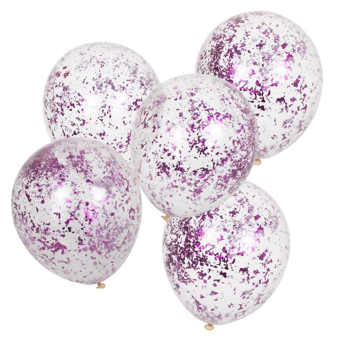 Confetti Filled Balloons -  Lilac