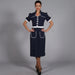 1940s Blue & White Dress Hire Costume The Ultimate Balloon And Party Shop Cheltenham & Gloucester Balloons & Fancy Dress 