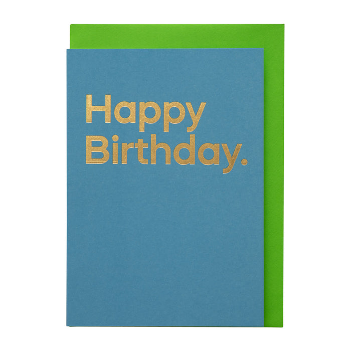 Say It With Songs Card - Happy Birthday (Blue)