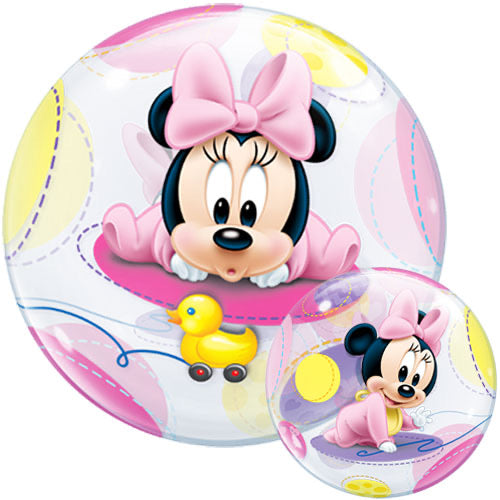 Deco Bubble Balloon -  Baby Minnie - The Ultimate Balloon & Party Shop