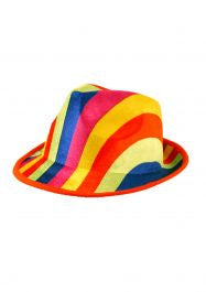 Rainbow Trilby Hat