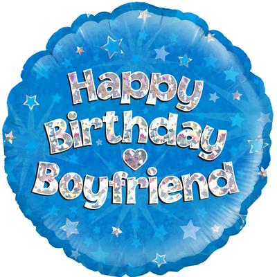 18" Foil Happy Birthday - Boyfriend